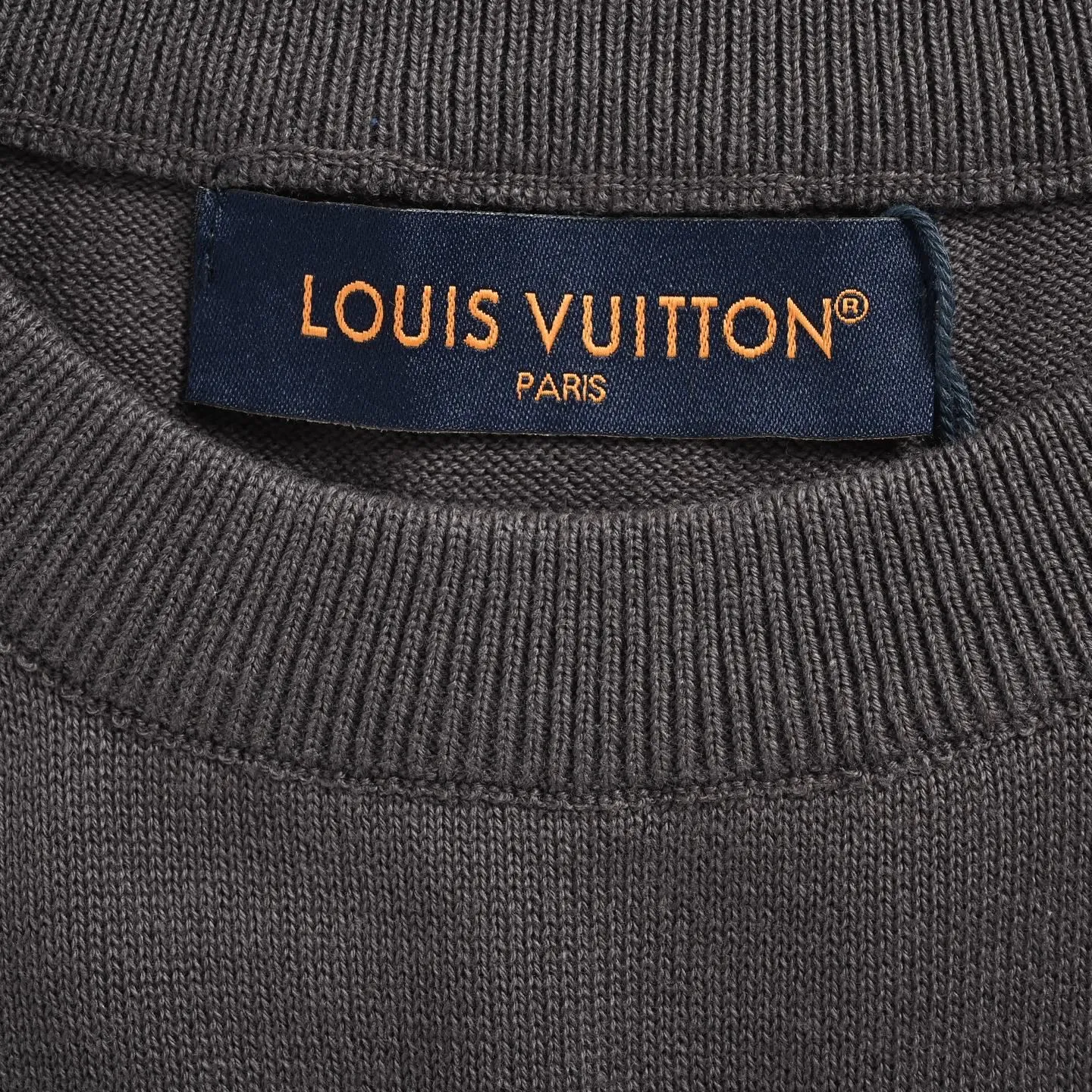 Louis Vuitton/Louis Vuitton 26ss contrasting color patchwork striped knitted short sleeves